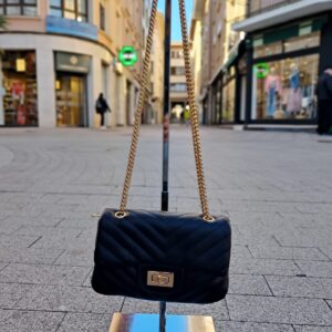 Bolso channel negro